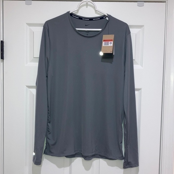 NIKE Men's Dri-FIT UV Miler Long Sleeve Shirt - Picture 1 of 2
